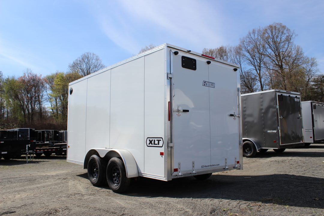 New 2026 E-Z Hauler 7x14 Aluminum Enclosed Cargo Trailer