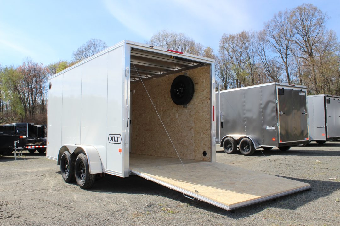 New 2026 E-Z Hauler 7x14 Aluminum Enclosed Cargo Trailer