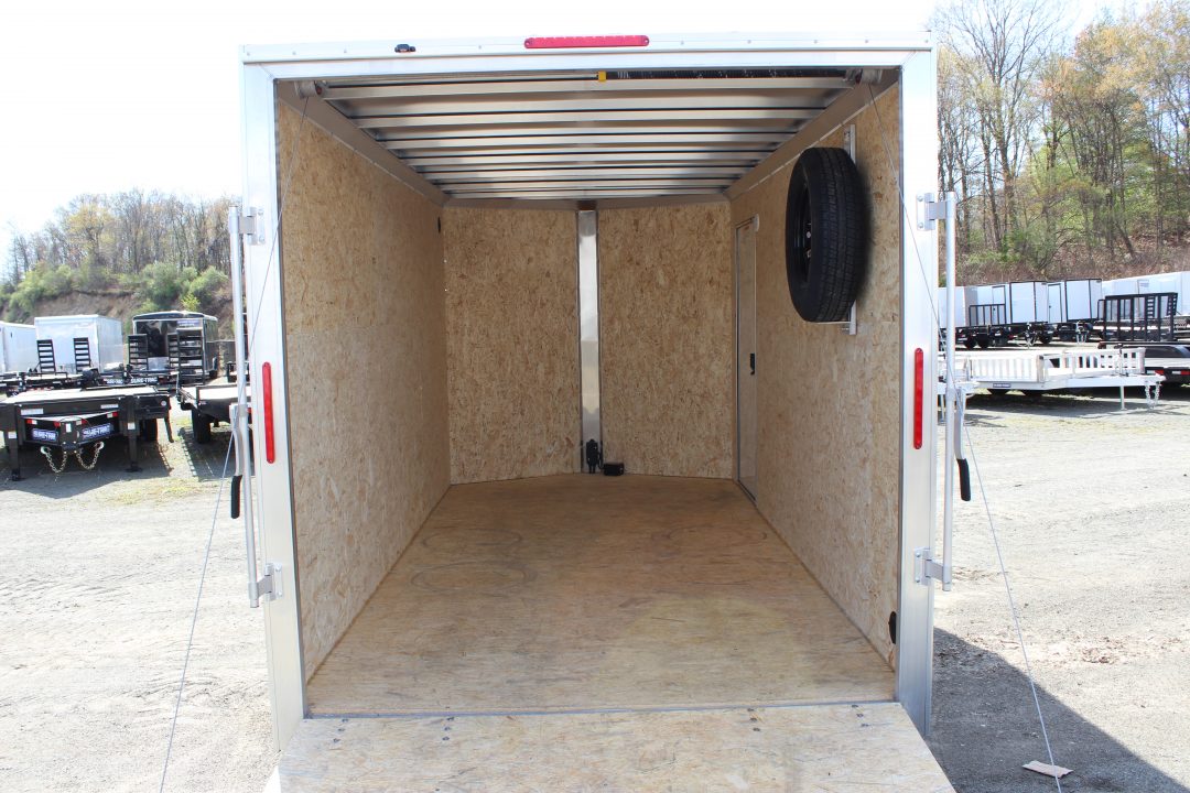 New 2026 E-Z Hauler 7x14 Aluminum Enclosed Cargo Trailer