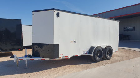 New 2026 Delco 6’8 x16’ BP Steel Enclosed Trailer – E7