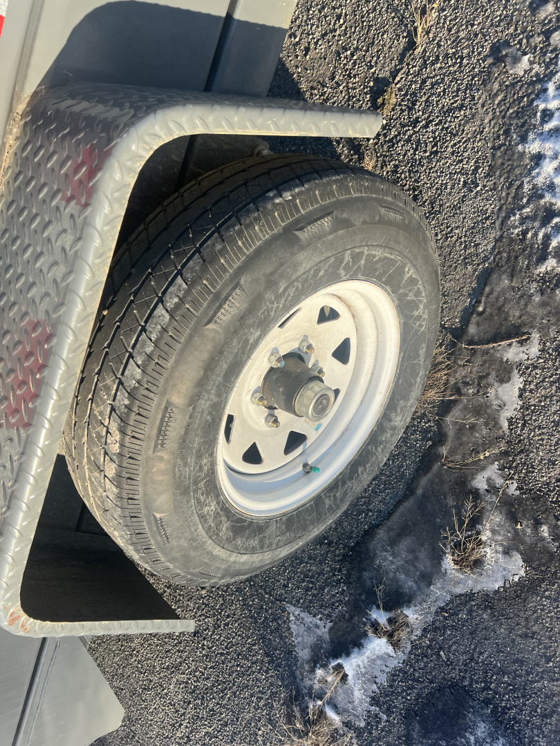 Used 2020 Sure-Trac 5x8 5K Landscape Dump Trailer