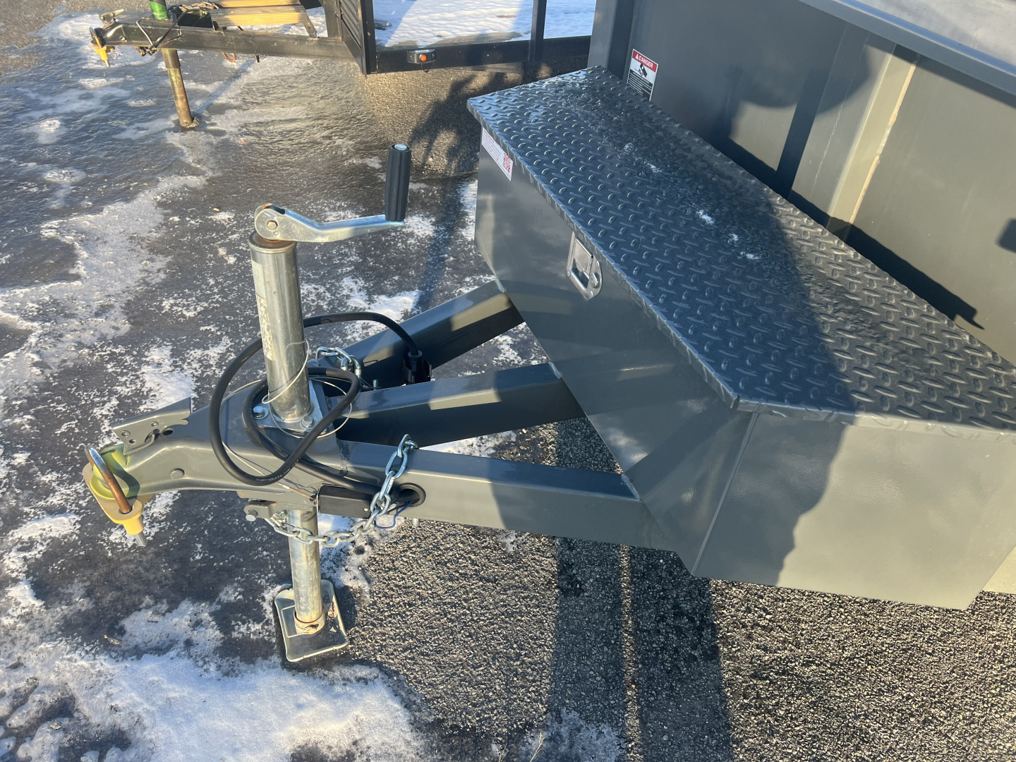 Used 2020 Sure-Trac 5x8 5K Landscape Dump Trailer