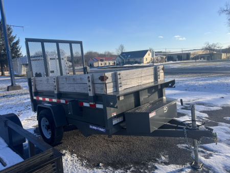 Used 2020 Sure-Trac 5x8 5K Landscape Dump Trailer