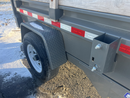 Used 2020 Sure-Trac 5x8 5K Landscape Dump Trailer