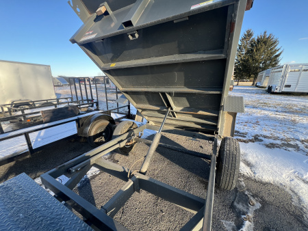 Used 2020 Sure-Trac 5x8 5K Landscape Dump Trailer