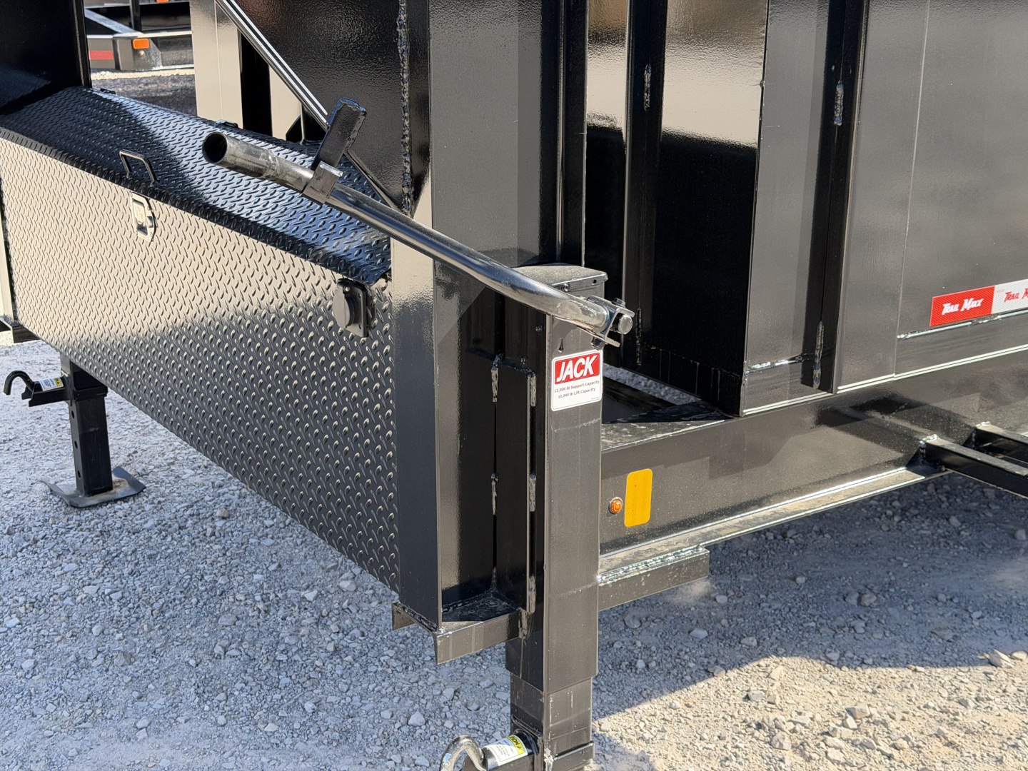 New 2025 TrailMaxx Trailers 83X14 HIGH SIDE Telescopic 14K GVWR GOOSENECK Dump Trailer