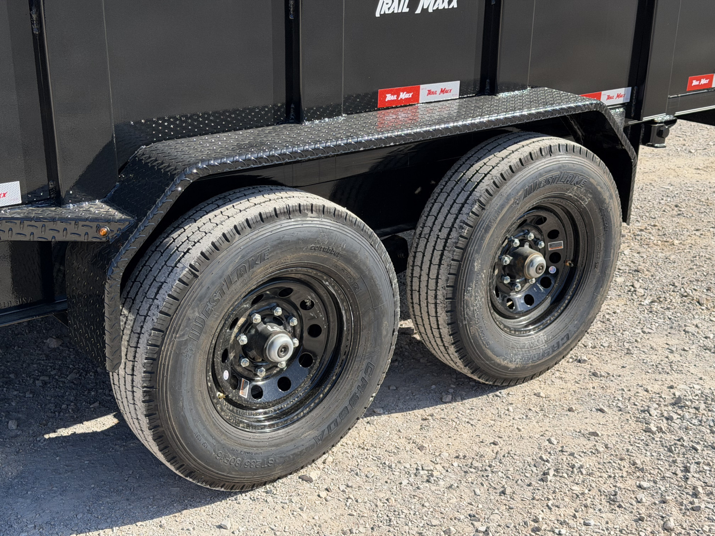 New 2025 TrailMaxx Trailers 83X14 HIGH SIDE Telescopic 14K GVWR GOOSENECK Dump Trailer