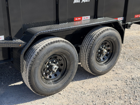 New 2025 TrailMaxx Trailers 83X14 HIGH SIDE Telescopic 14K GVWR GOOSENECK Dump Trailer