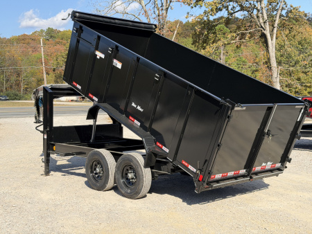 New 2025 TrailMaxx Trailers 83X14 HIGH SIDE Telescopic 14K GVWR GOOSENECK Dump Trailer