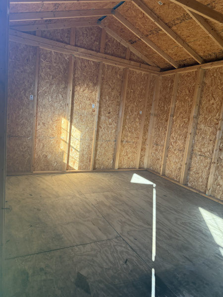 Used 2025 12x24 Yoder Portable Garden Shed