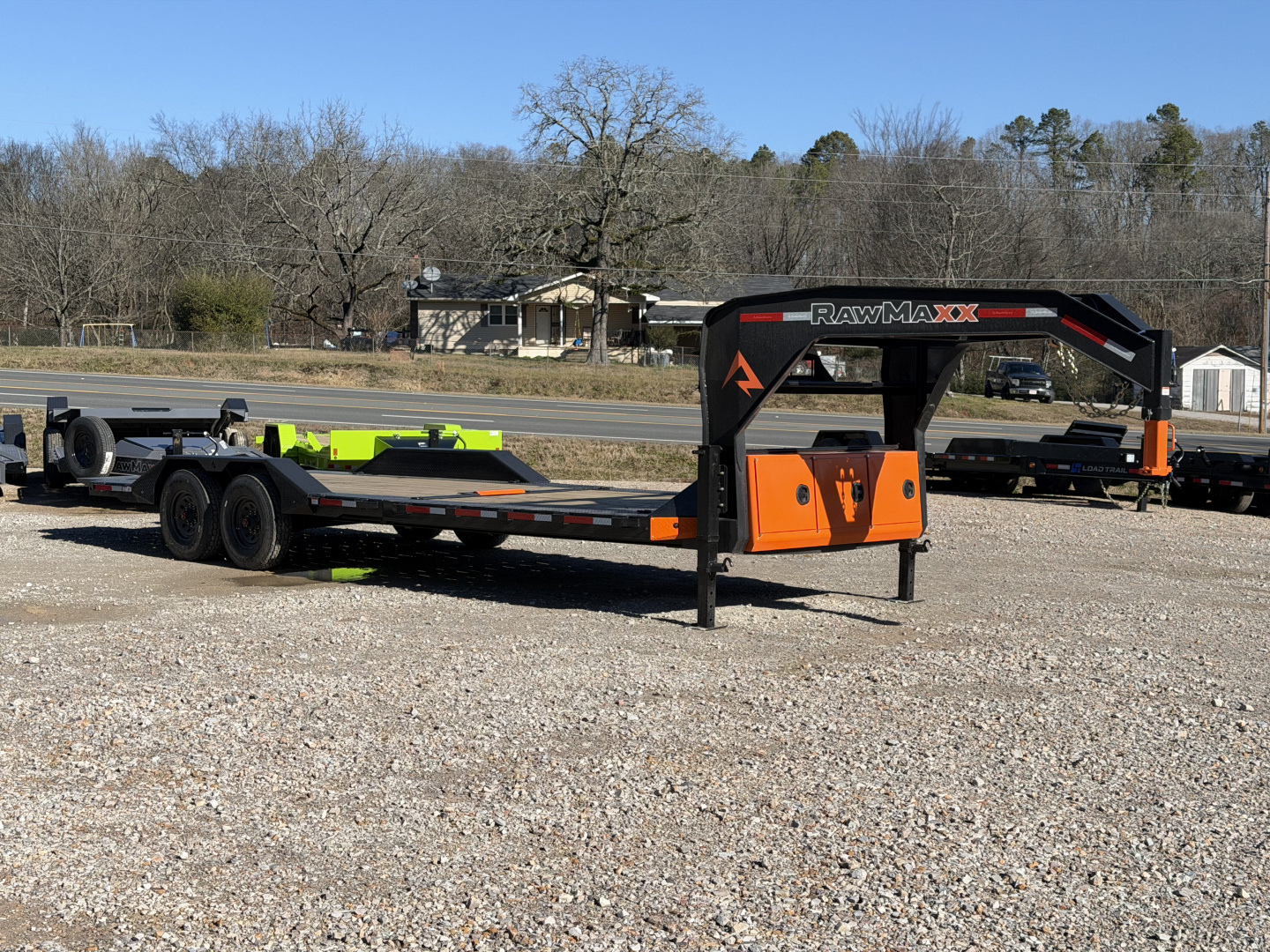 New 2026 RawMaxx GTX 102X26 GOOSENECK 16K GVWR EQUIPMENT Tilt Trailer