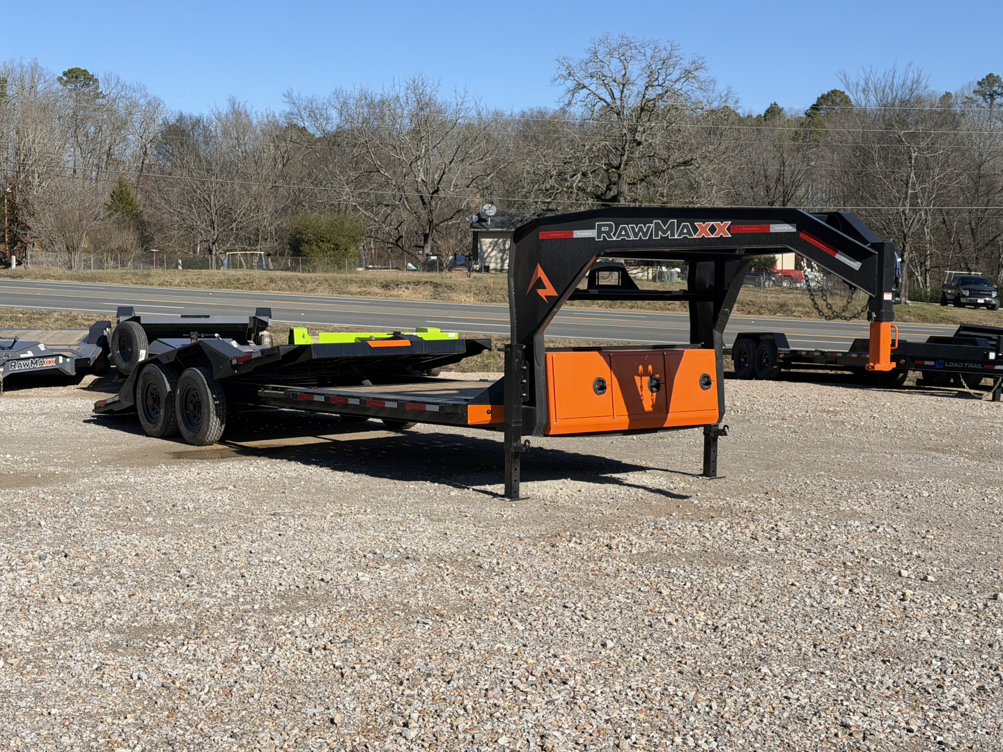 New 2026 RawMaxx GTX 102X26 GOOSENECK 16K GVWR EQUIPMENT Tilt Trailer