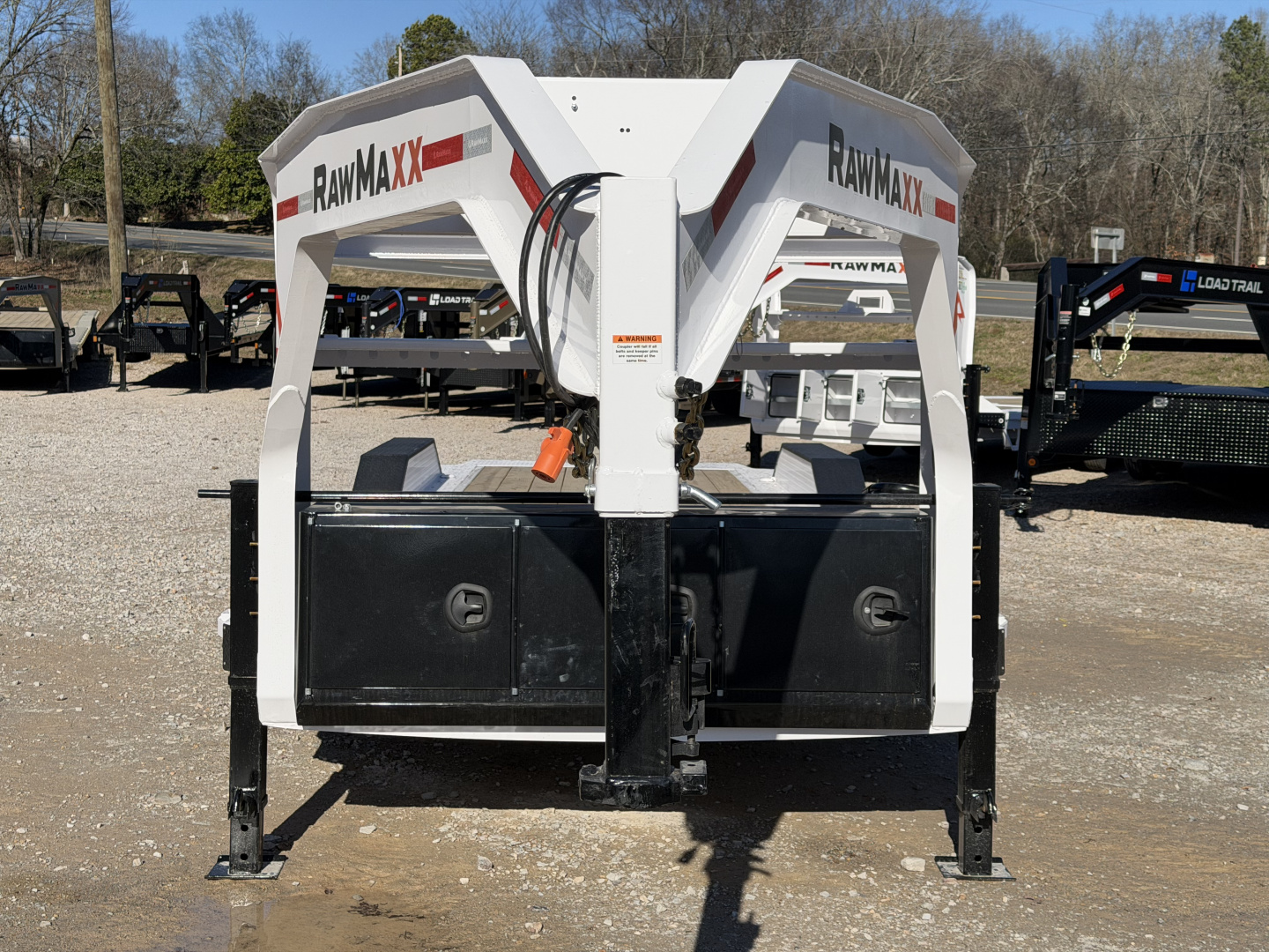 New 2026 RawMaxx GTX 102X24 GOOSENECK 16K GVWR EQUIPMENT Tilt Trailer