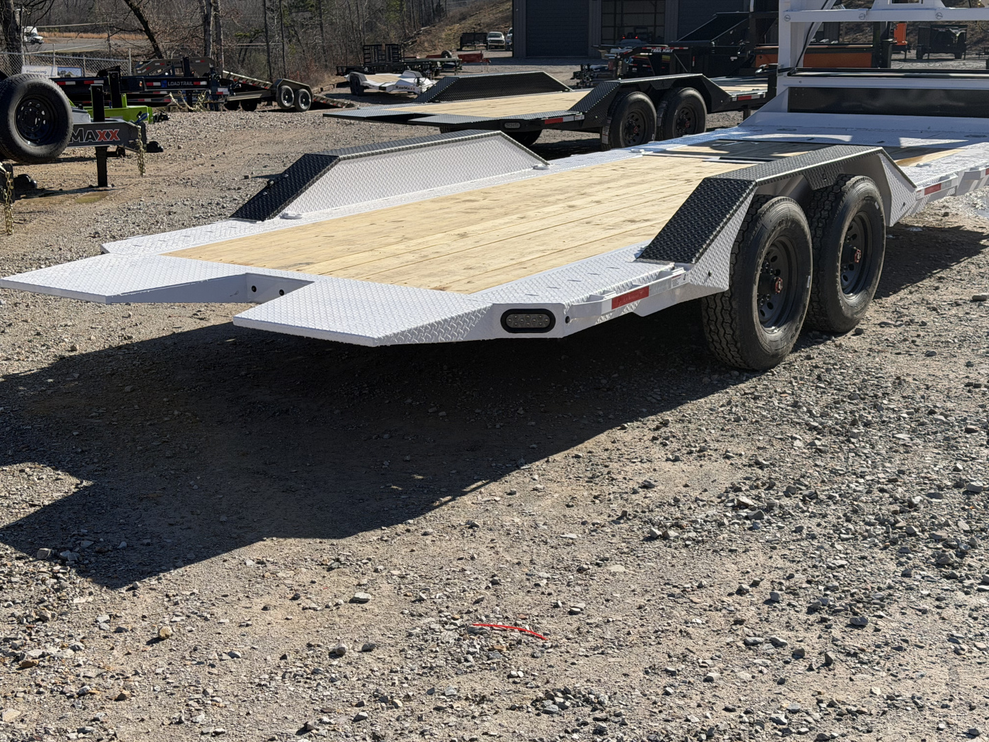 New 2026 RawMaxx GTX 102X24 GOOSENECK 16K GVWR EQUIPMENT Tilt Trailer