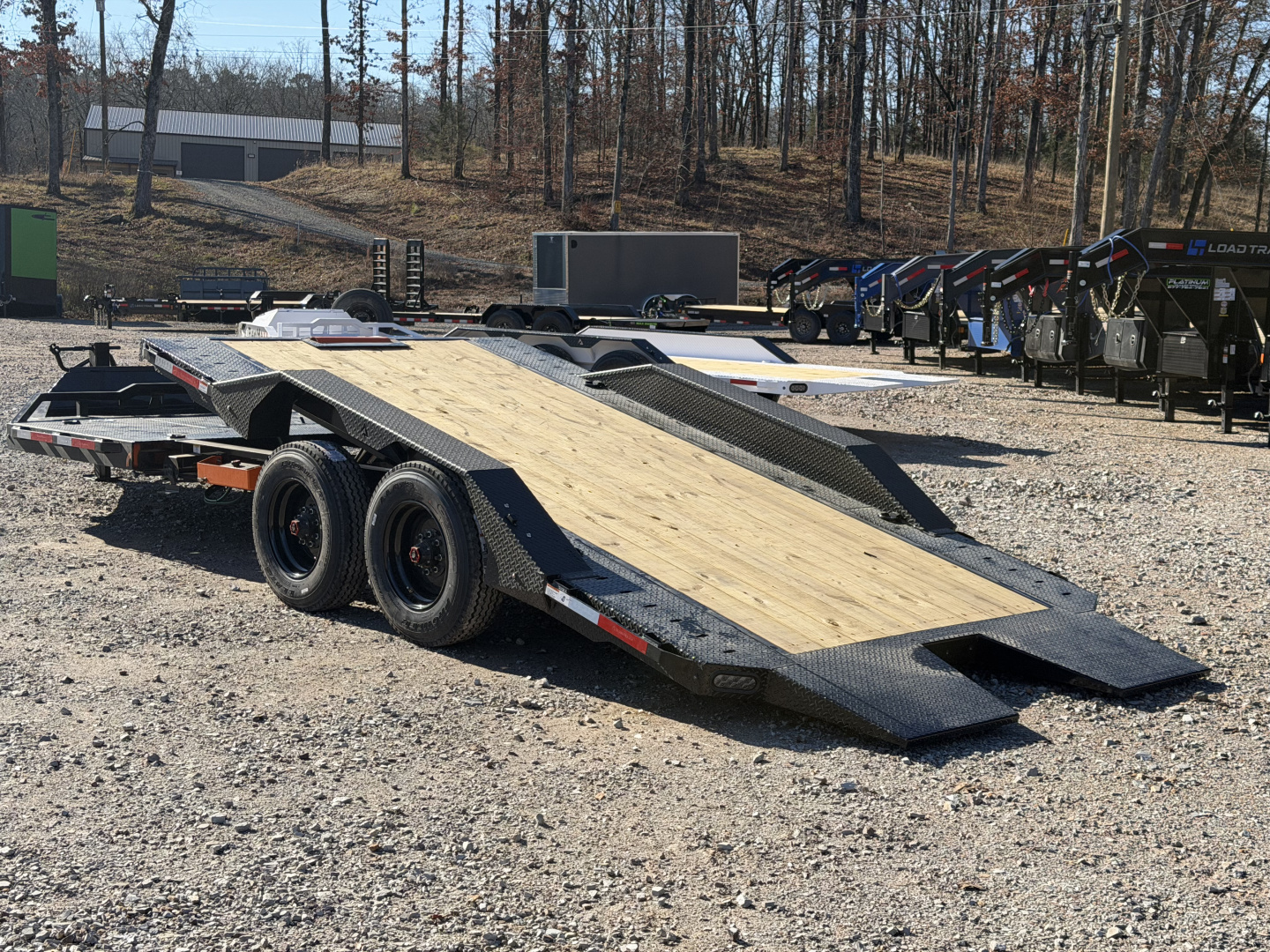 New 2026 RawMaxx 102X22' EQUIPMENT GTX Tilt Trailer 20K GVWR W/ 18PLY 17.5S GRAVITY TILT