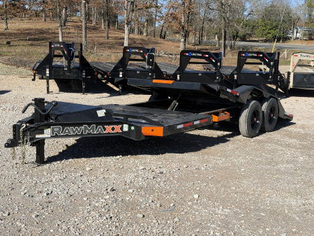 New 2026 RawMaxx 102X22' EQUIPMENT GTX Tilt Trailer 20K GVWR W/ 18PLY 17.5S GRAVITY TILT