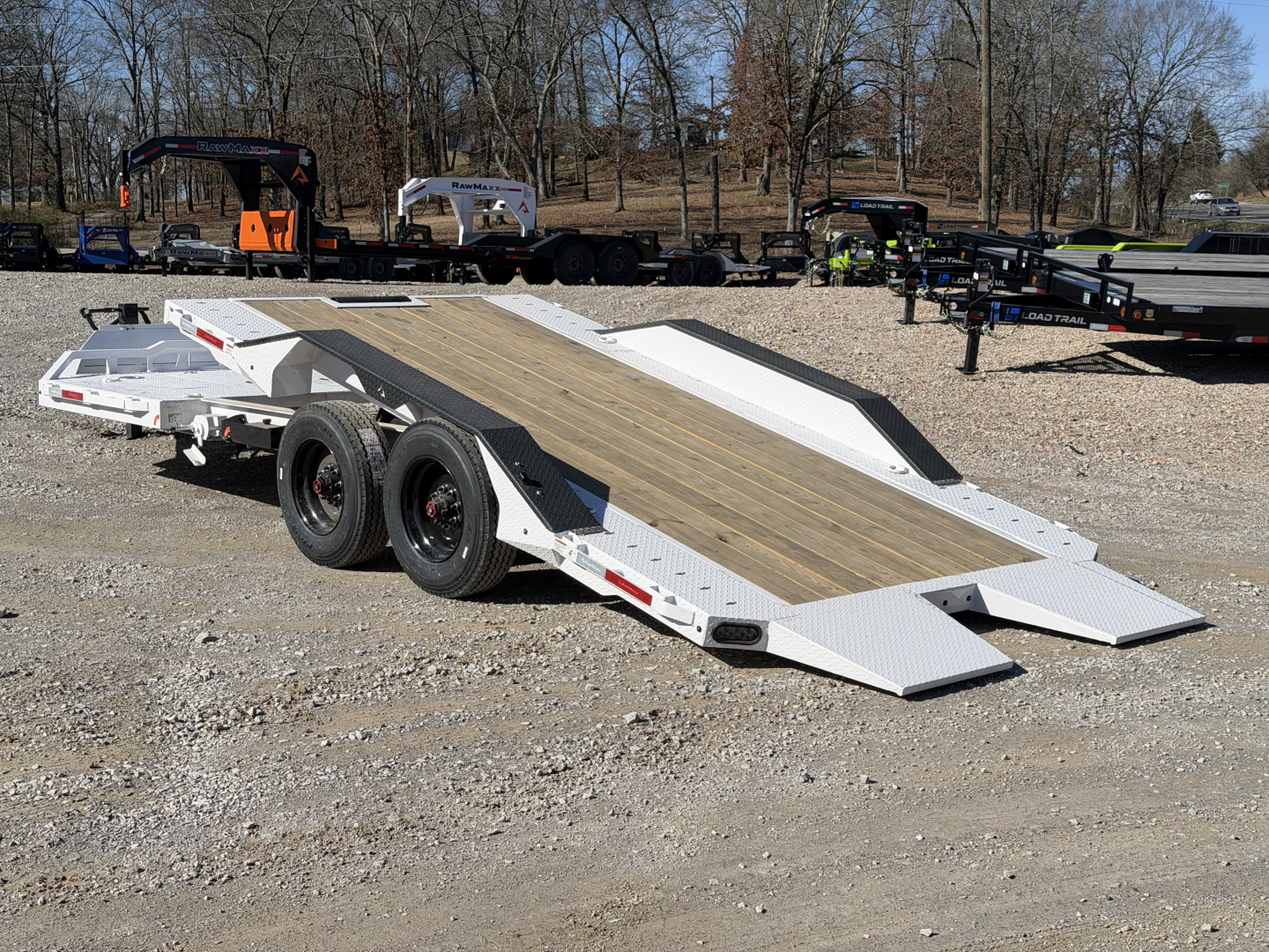 New 2026 RawMaxx 102X22' EQUIPMENT GTX Tilt Trailer 20K GVWR W/ 18PLY 17.5S GRAVITY TILT