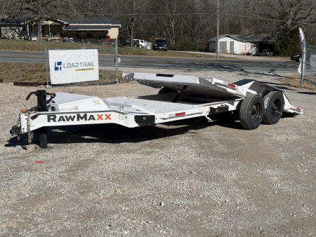 New 2026 RawMaxx 102X22' EQUIPMENT GTX Tilt Trailer 20K GVWR W/ 18PLY 17.5S GRAVITY TILT