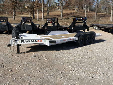 New 2026 RawMaxx G3X Tilt Trailer 24' x 102  Gravity Tilt 21K GVWR Triple Axle 7k