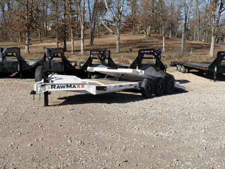 New 2026 RawMaxx G3X Tilt Trailer 24' x 102" Gravity Tilt 21K GVWR Triple Axle 7k