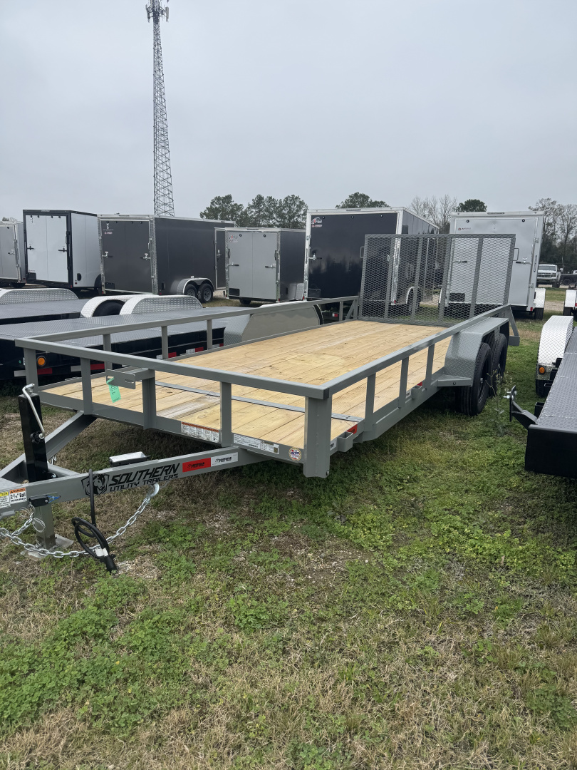 New 2026 Southern Utility 7 X 18 TA Utility Trailer
