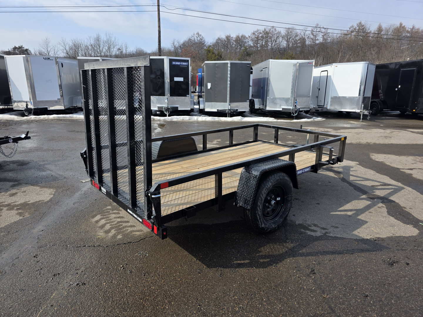 New 2026 Sure-Trac 5X10 - TUBE TOP Utility Trailer