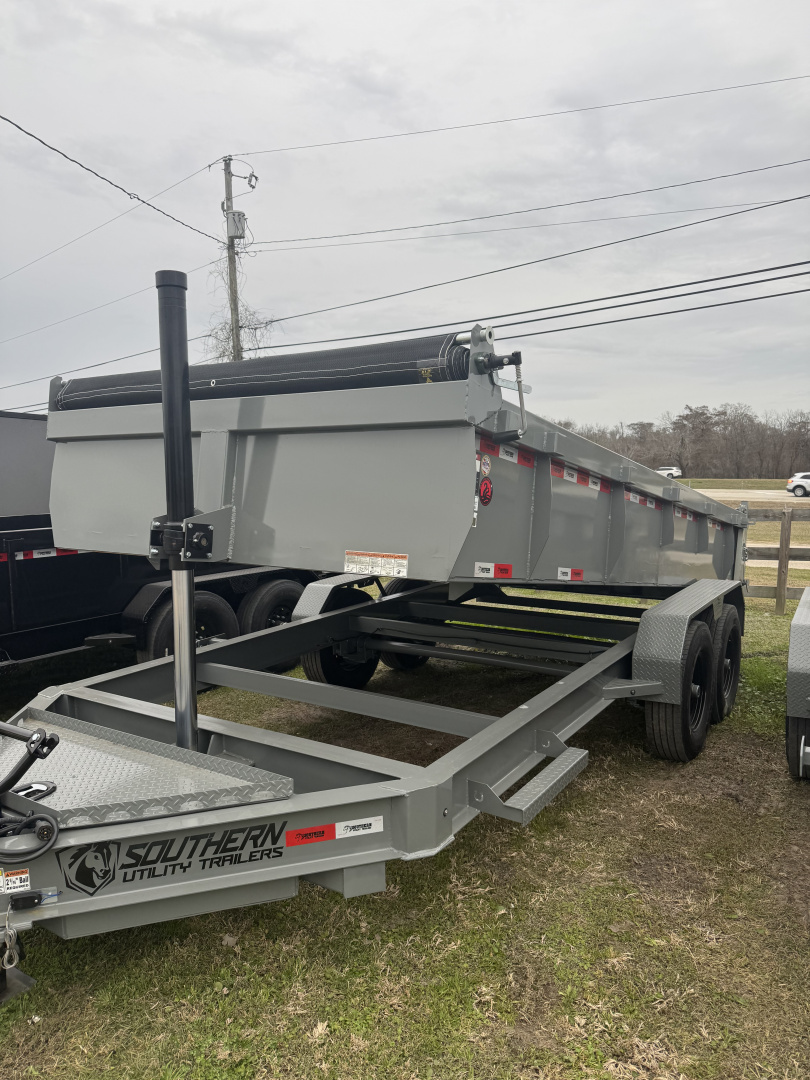 New 2026 Southern Utility 7 X 16 TA Dump Trailer