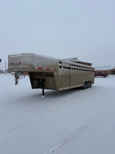 Used 2021 Sooner 7.5x30 Stock Trailer 24150lb GVWR