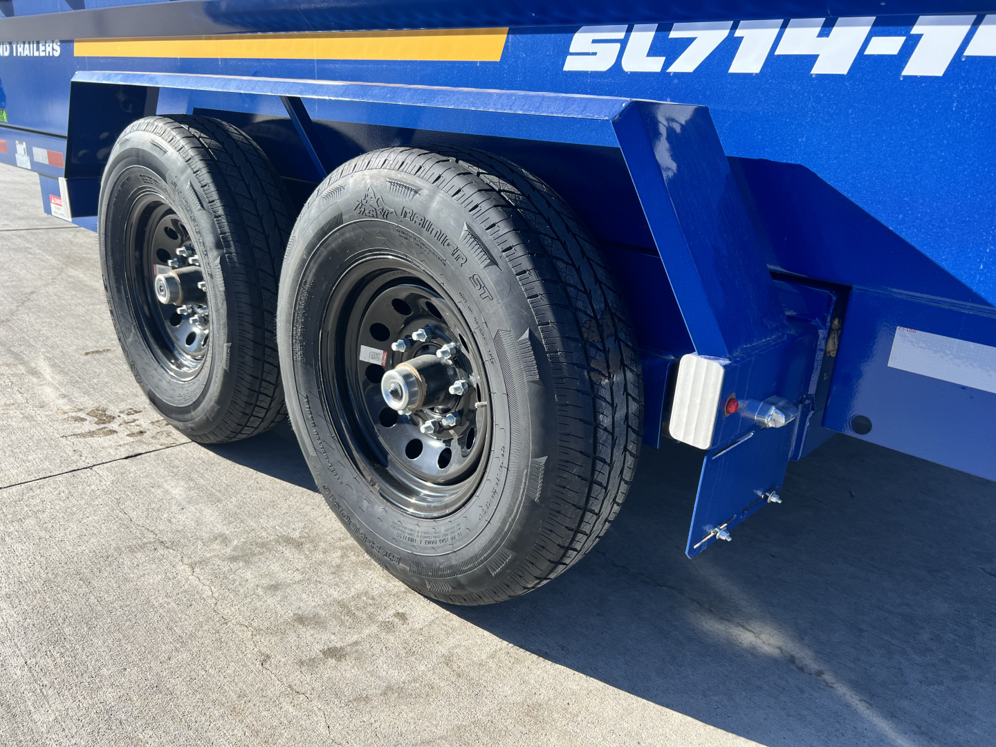 New LOWEST PRICES NEW 2026 Southland 14ft Low Profile Dump Trailer 2-7000 lb axles =14K with Ramps