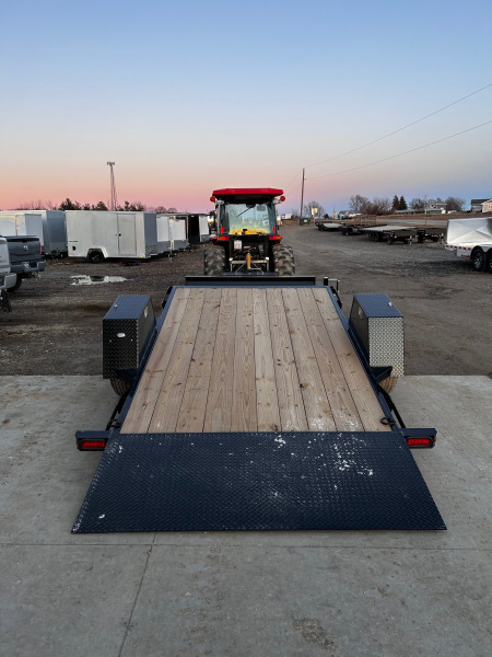 New 2026 H&H Trailers 78X12+4 HD SPLIT DECK GRAVITY TILT 7.8K GVWR Equipment Trailer