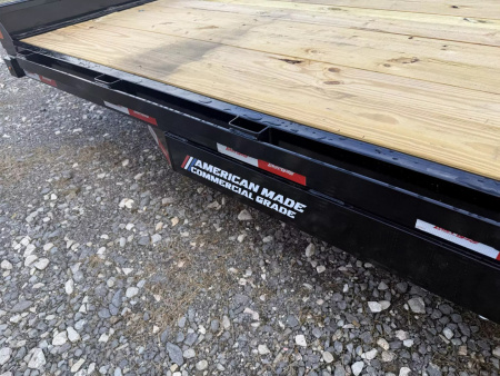 New 2026 Liberty LE14K 20’ Equipment Trailer stand up ramps, 14K GVWR