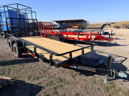 New 2026 Horizon Trailers 83  x 16' UTZ 4' Gate 3.5k axles ATV Trailer