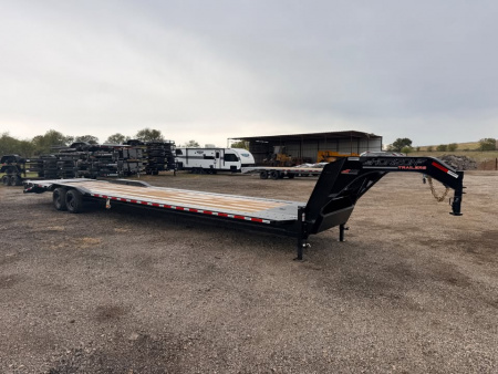 New 2026 Horizon Trailers EWZ 34' Gooseneck Mega Ramps 10k Equipment Trailer