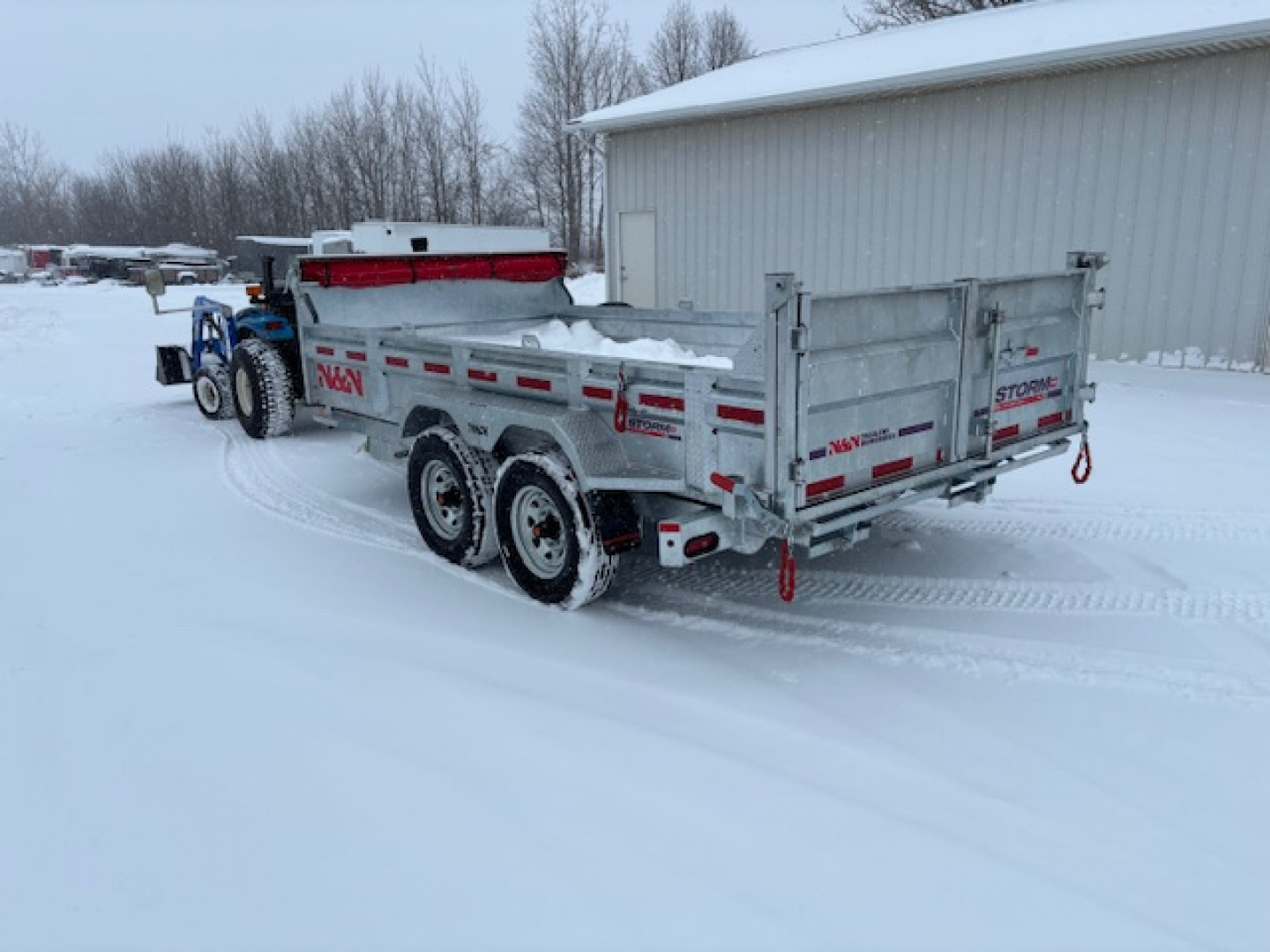 New 2026 N & N 7x14 15K Dump Trailer
