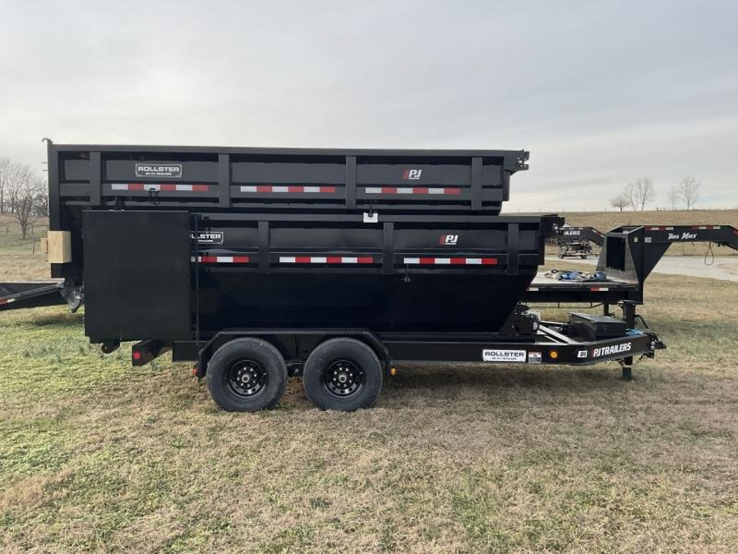 New 2026 PJ Trailers 14 Foot Rollster Roll Off Dump Dump Trailer