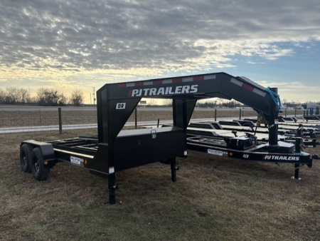 New 2026 PJ Trailers 14 Foot GOOSENECK Rollster Roll Off Dump Trailer