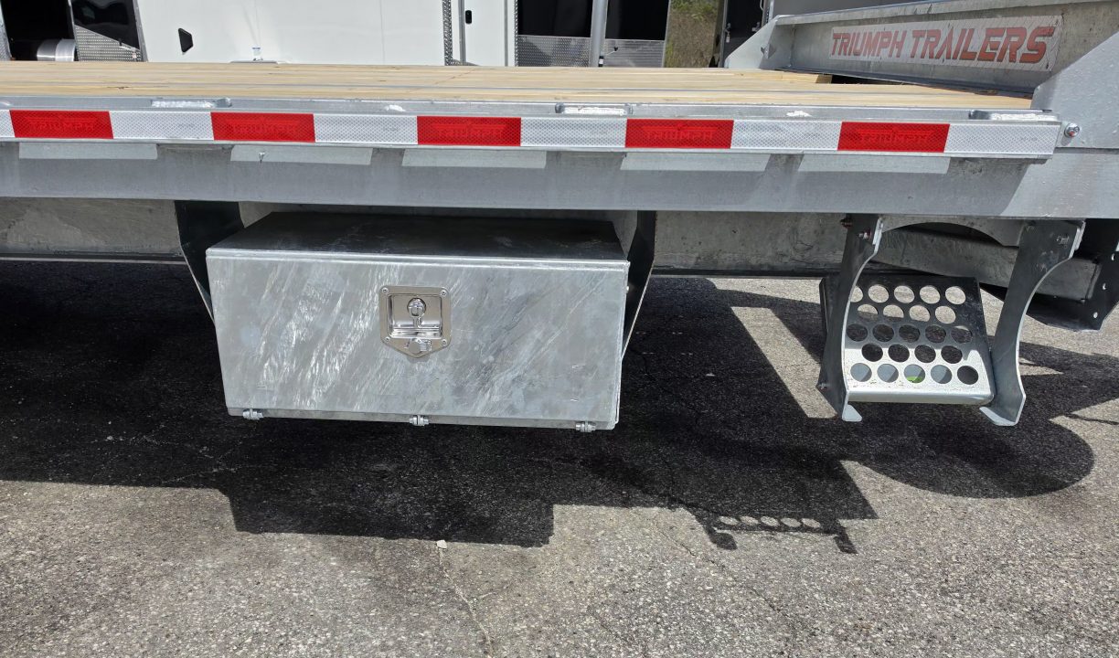 New 102X20+5 GALVANIZED DECKOVER EQUIPMENT TRAILER 7 K AXLES HYDRAULIC JACK PINTLE RING 2026 TRIUMPH