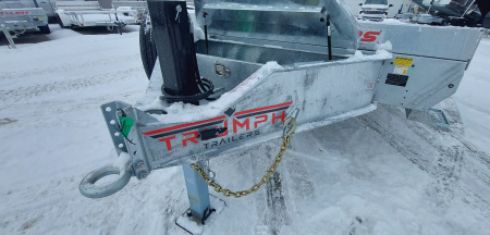 New 102X20+5 GALVANIZED DECKOVER EQUIPMENT TRAILER 7 K AXLES HYDRAULIC JACK PINTLE RING 2026 TRIUMPH