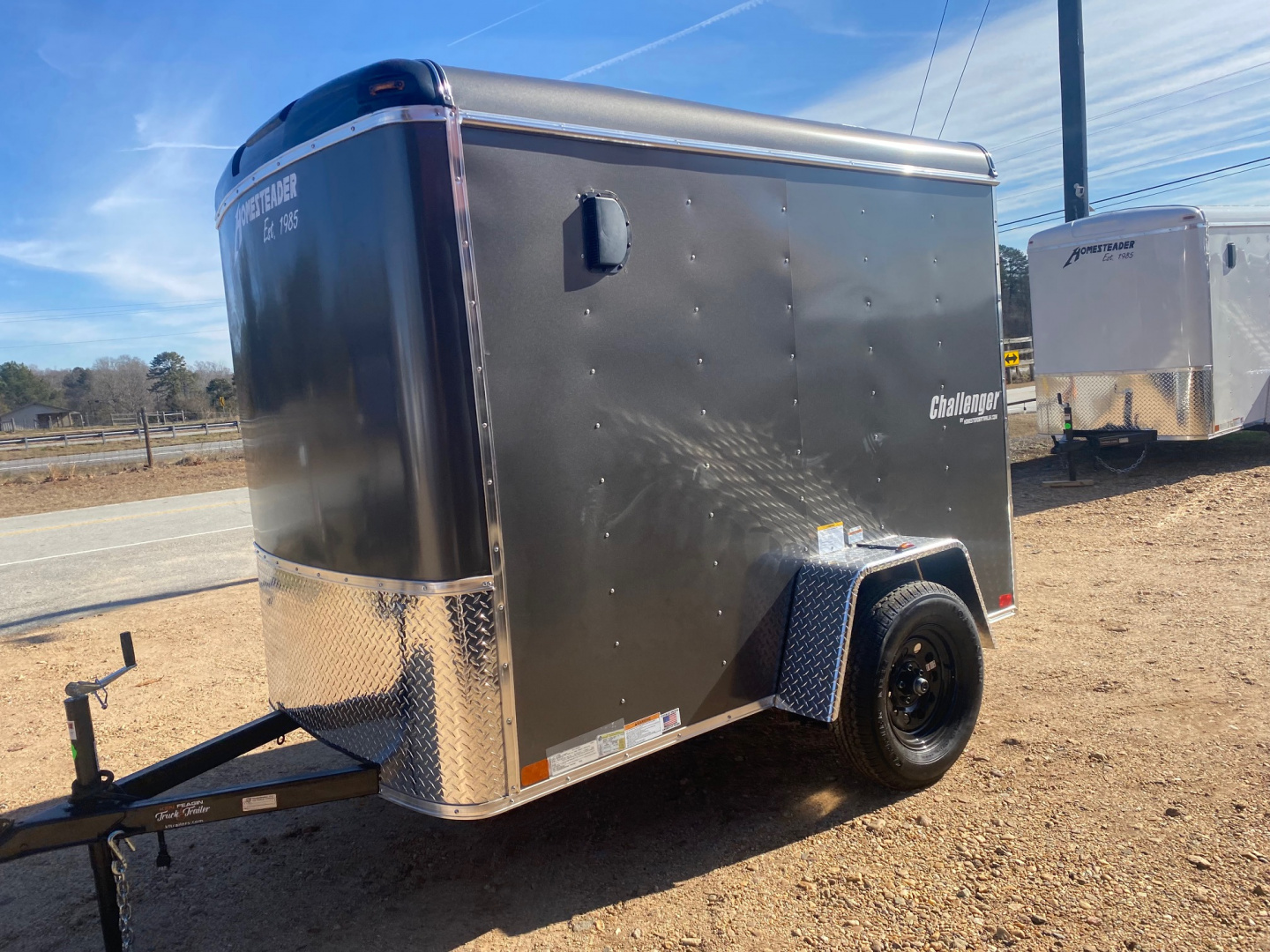 New 2026 Homesteader Trailer 5X8 Cargo / Enclosed Trailer with Rear Ramp