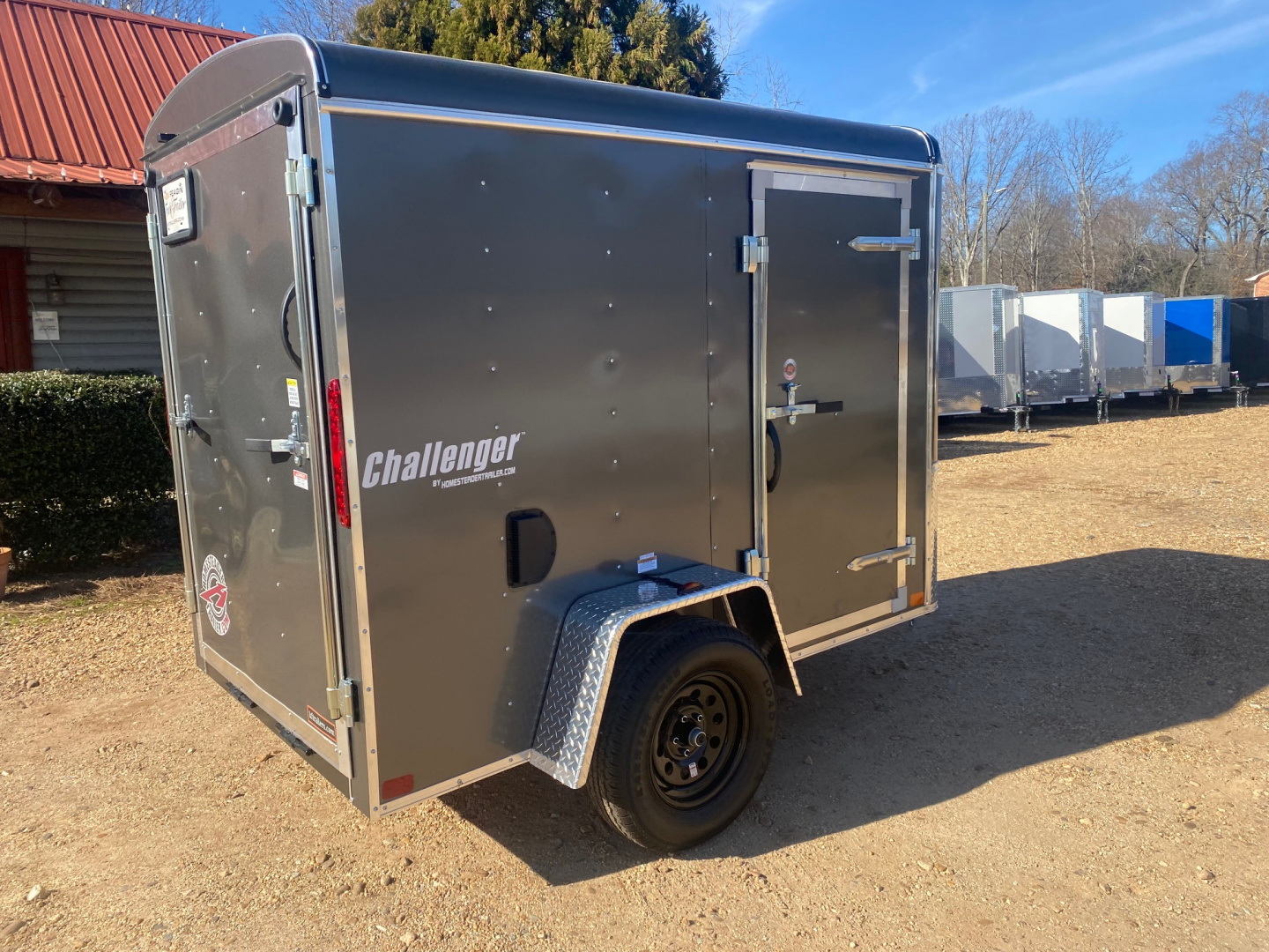 New 2026 Homesteader Trailer 5X8 Cargo / Enclosed Trailer with Rear Ramp