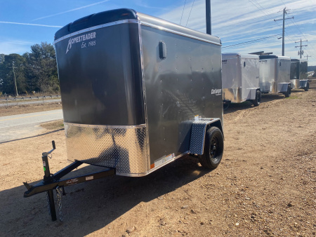 New 2026 Homesteader Trailer 5X8 Cargo / Enclosed Trailer with Rear Ramp