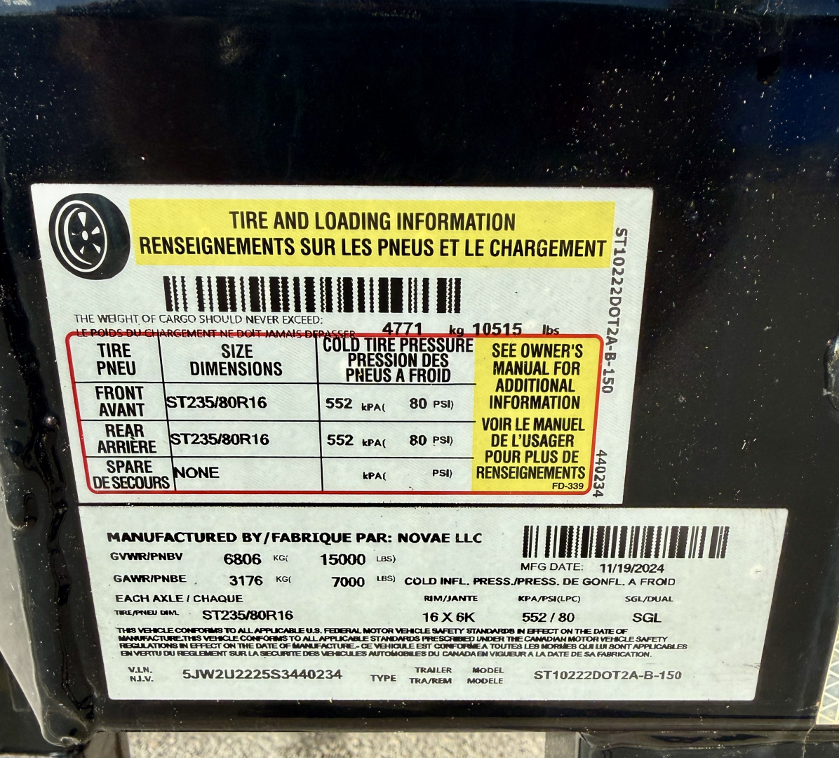 New 2025 Sure-Trac 8.5x22 HD Power Tilt Deckover Trailer