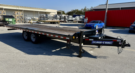 New 2025 Sure-Trac 8.5x22 HD Power Tilt Deckover Trailer