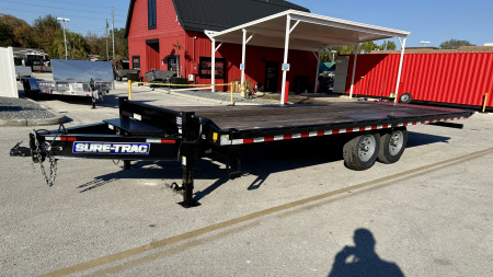 New 2025 Sure-Trac 8.5x22 HD Power Tilt Deckover Trailer