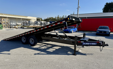 New 2025 Sure-Trac 8.5x22 HD Power Tilt Deckover Trailer