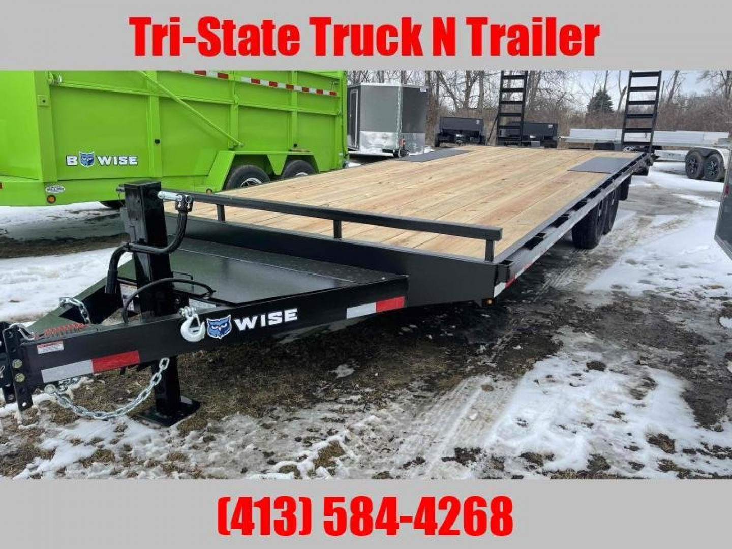New 2026 BWISE 8x24-14 Equipment Trailer