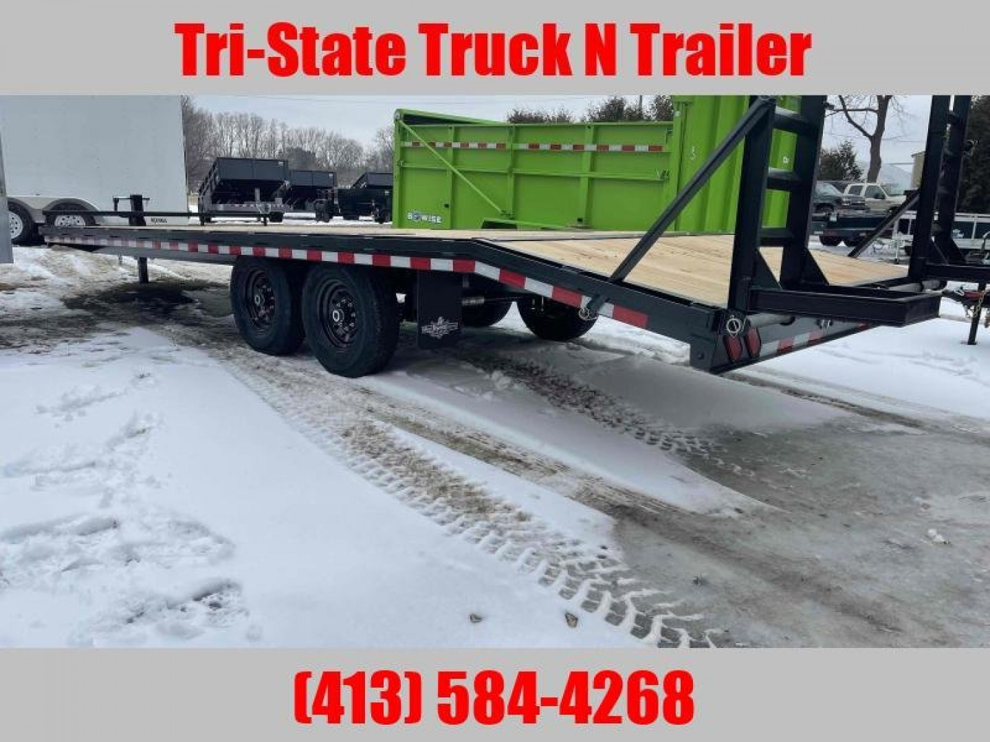 New 2026 BWISE 8x24-14 Equipment Trailer