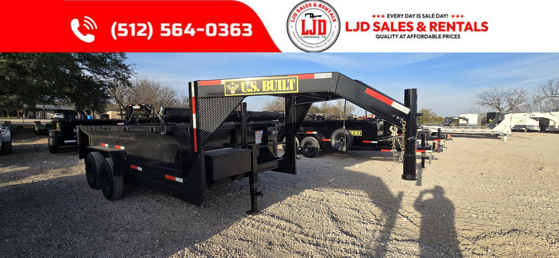 New 2026 - US Built - 7' X 14' 2' - Dump Trailer