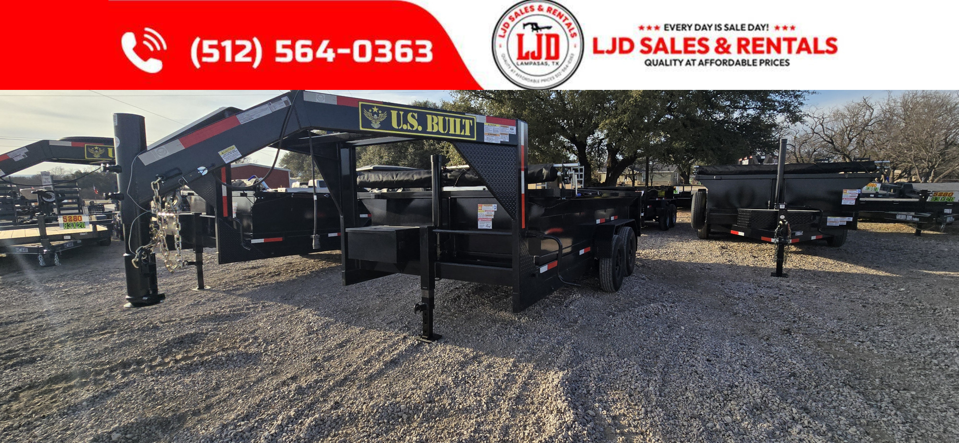 New 2026 - US Built - 7' X 14' 2' - Dump Trailer