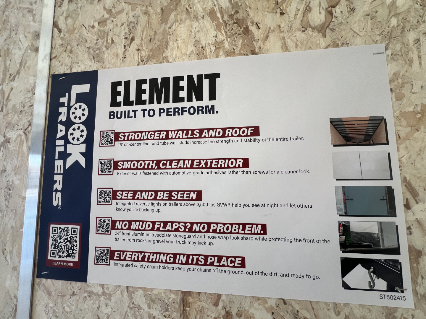 New 2026 Look Trailers 7x16 7K Element SE RAMP DOOR Cargo / Enclosed Trailer